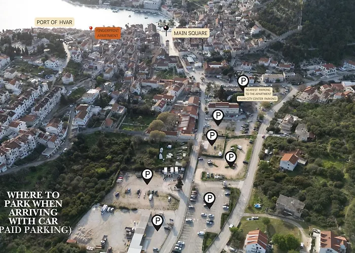Fingerprint 5 Min From Center & * Hvar Town